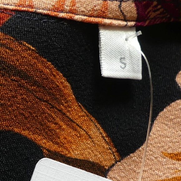 Stenstroms Frida Floral Print Long Shirt Dress with Matching Belt USA Size Small - Picture 13 of 15